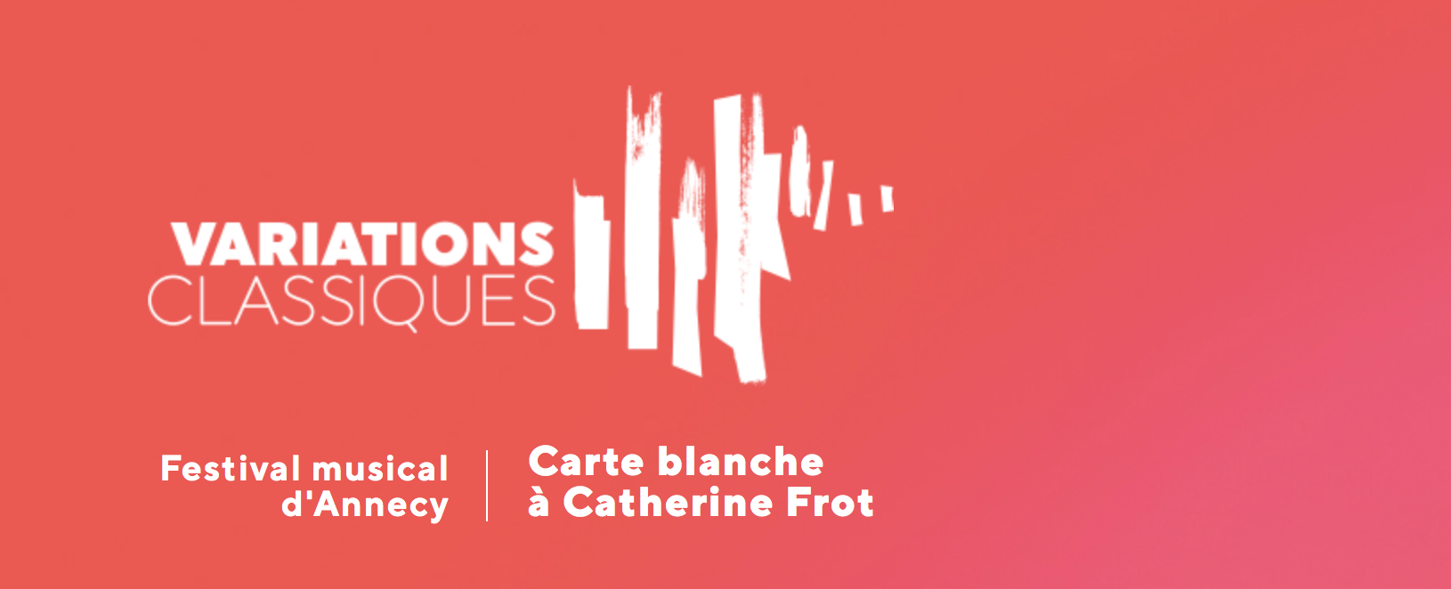 Carte blanche à Catherine Frot pour le premier Festival Variations Classiques.