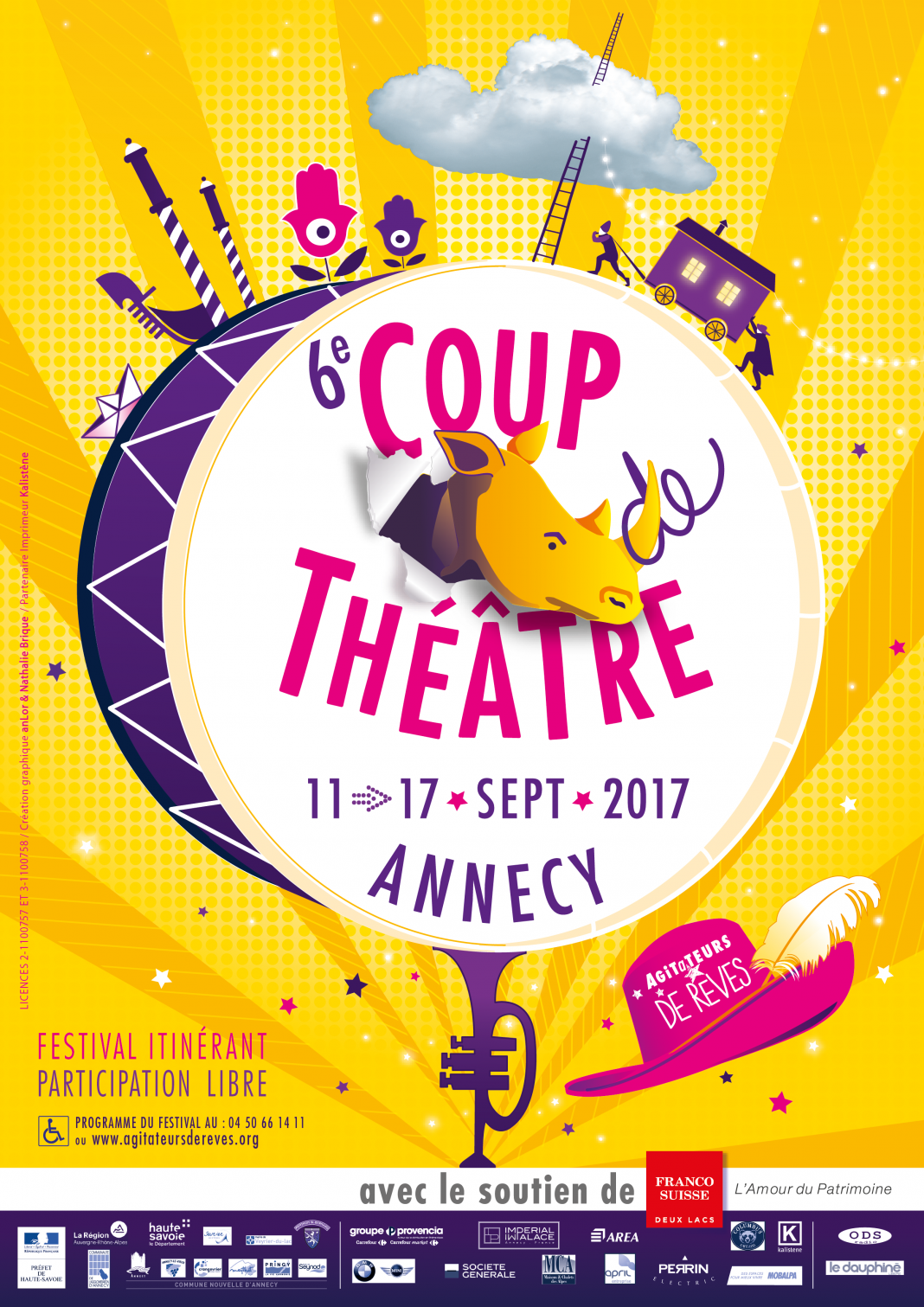 6° Coup de théâtre. 11/17 septembre 2017. Annecy