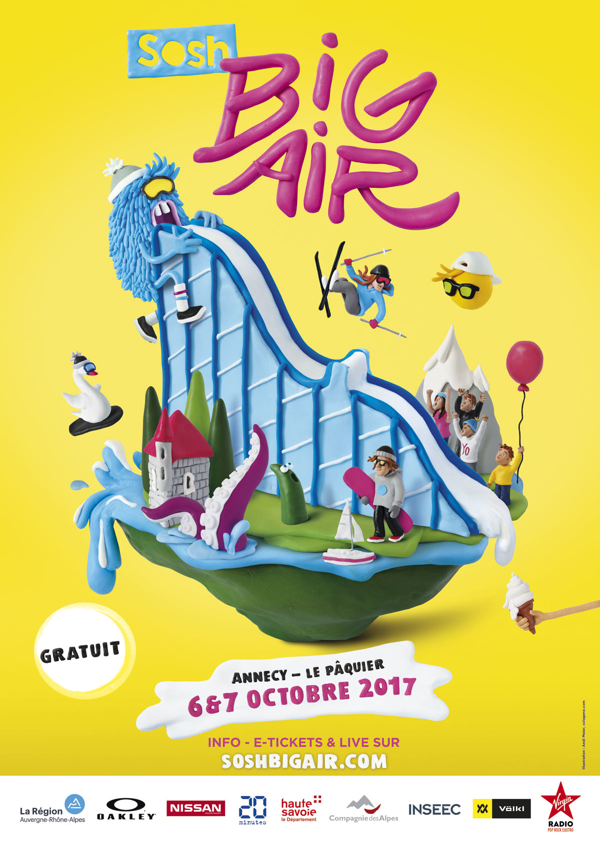 Affiche Sosh Big Air Festival