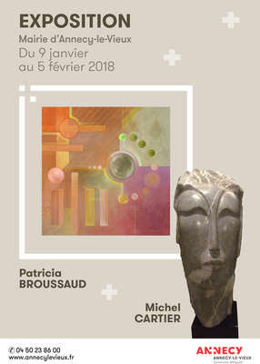 Exposition de Patricia Broussaud et de Michel Cartier - Mairie d'Annecy-le-vieux