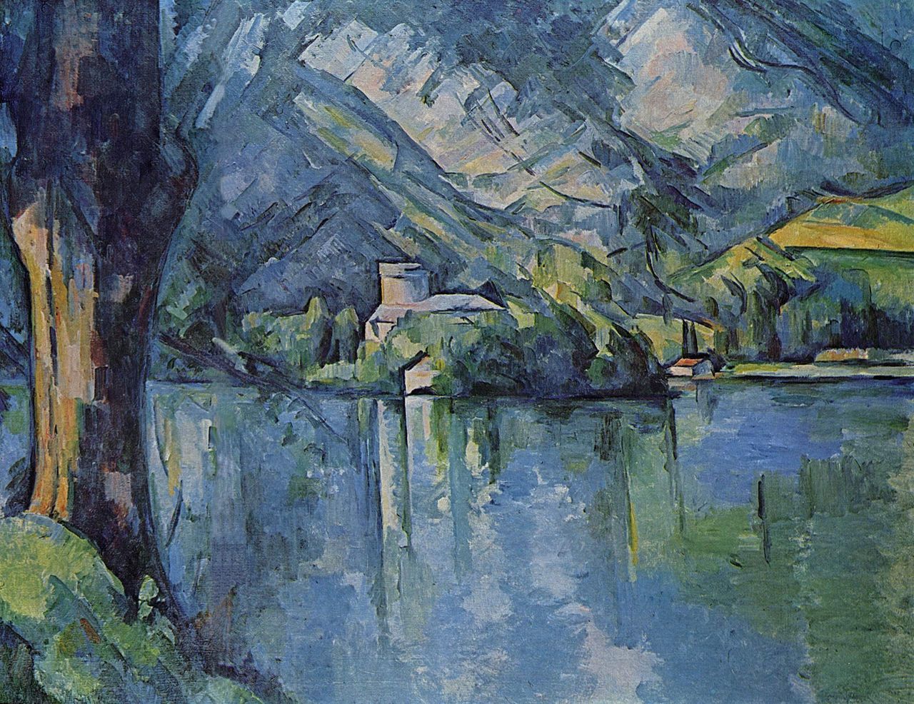 Paul Cezanne - Le lac d'Annecy - 1896