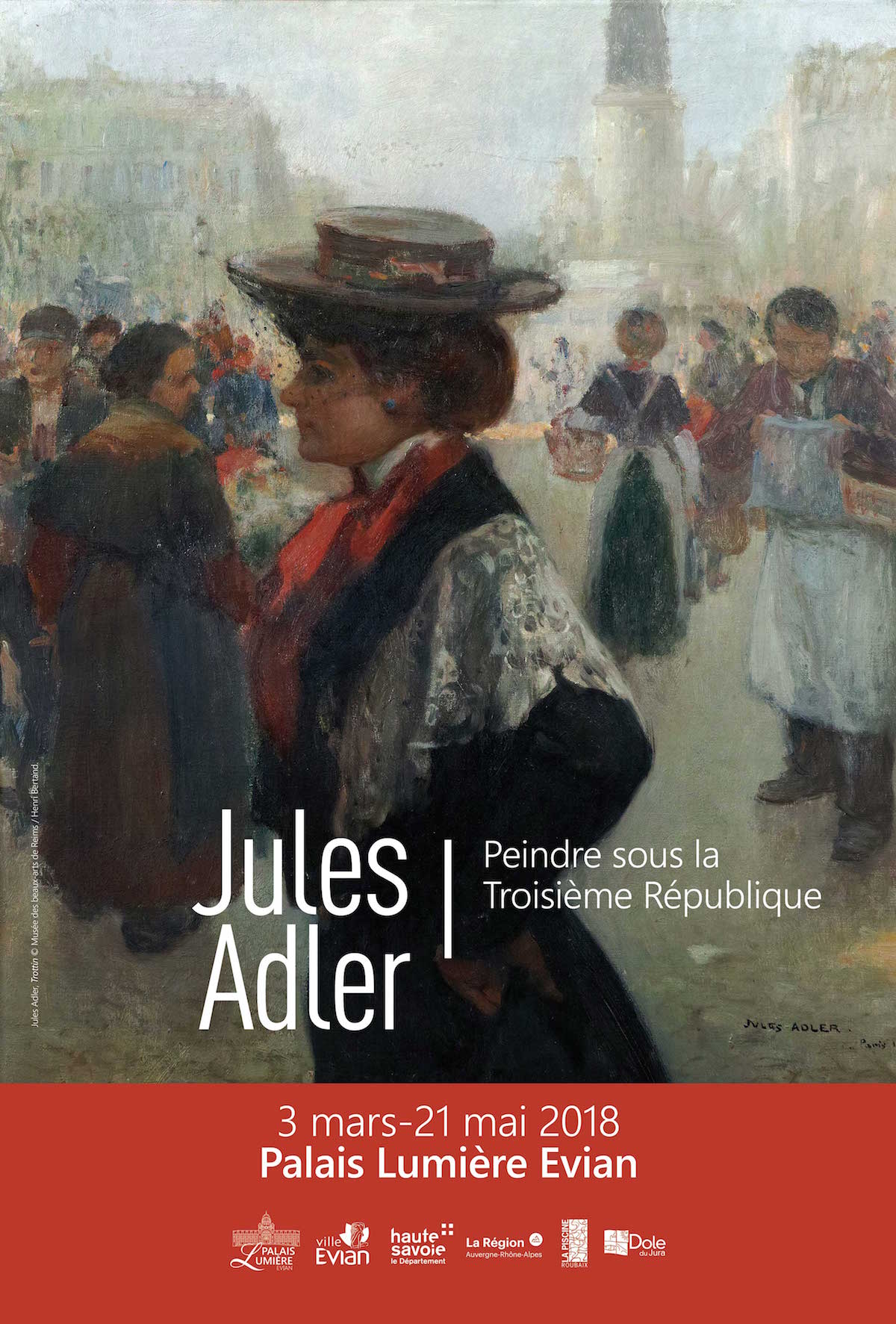 Affiche officielle Jules Adler Trottin ©Musée des Beaux-Arts de Reims