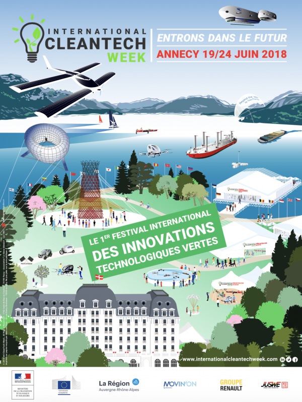 International CleanTech Week Annecy du mercredi 20 au dimanche 24 juin 2018