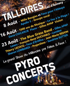 Les Pyroconcerts de Talloires, « ça emballe grave ! »