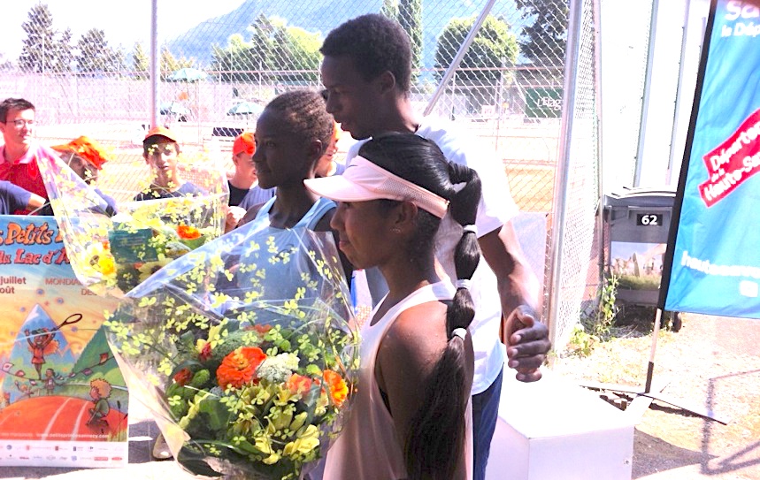 Gaël Monfils et les finalistes filles