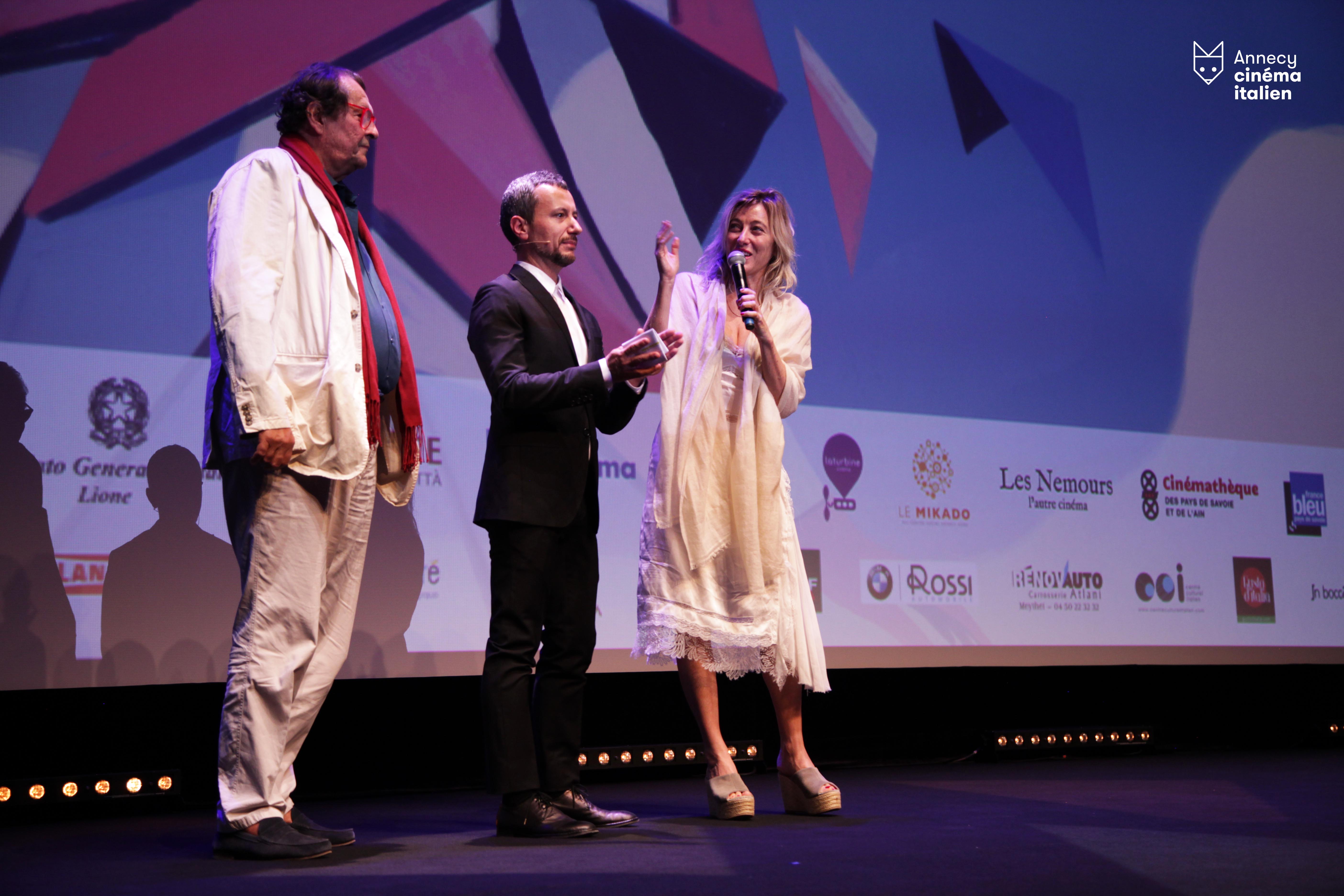 Bruno Raffaelli et Valéria Bruni Tedeschi avec F.G.Via