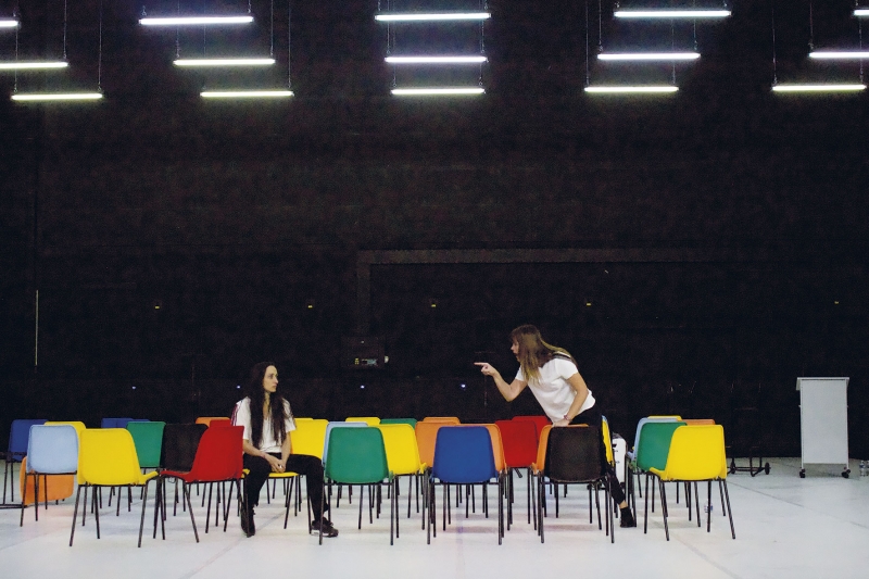 «Sœurs» de Pascal Rambert avec Marina Hands et Audrey Bonnet «Sœurs» de Pascal Rambert avec Marina Hands et Audrey Bonnet
