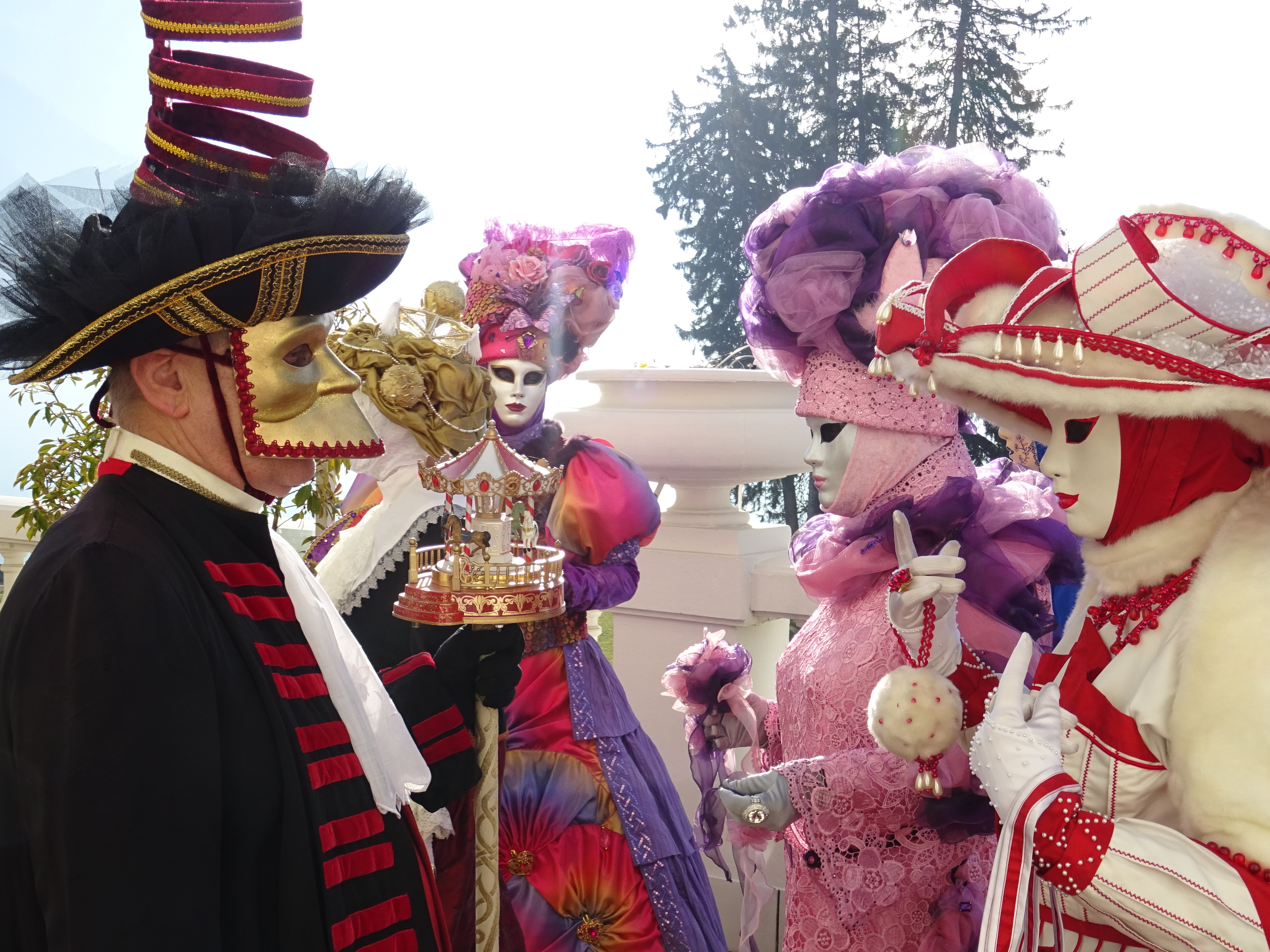 Un avant goût de Carnaval sur les terrasses de l'Impérial ©Paul Rassat