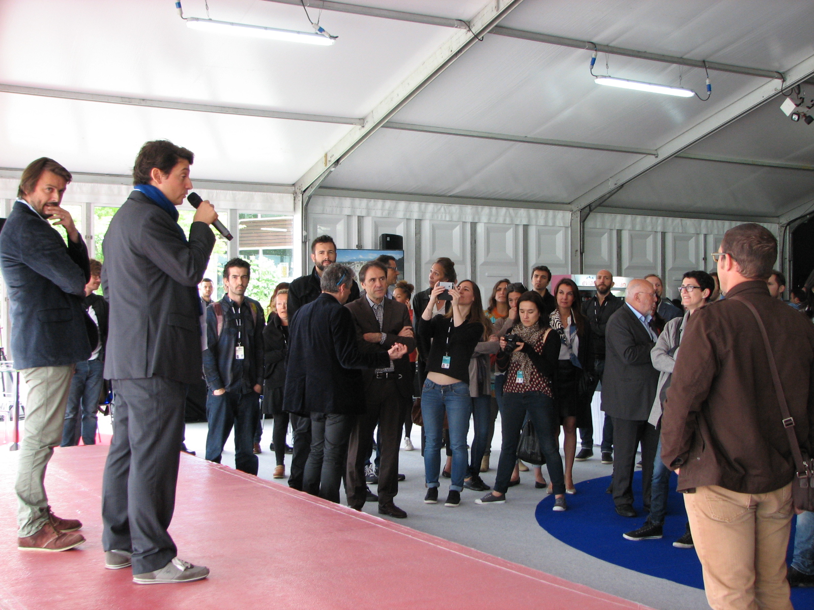 Mickaël Marin au micro du MIFA lors d'une précédente édition Mickaël Marin au micro du MIFA lors d'une précédente édition