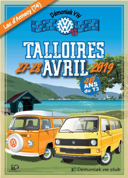 Affiche Meeting VW Talloires-Montmin