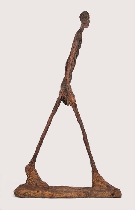 Giacometti. L'Homme qui marche II © Succession Giacometti 2019, Prolitteris Zurich
