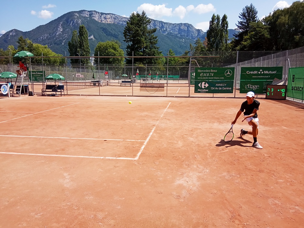 Edouard Aubert lors de la 1/2 finale