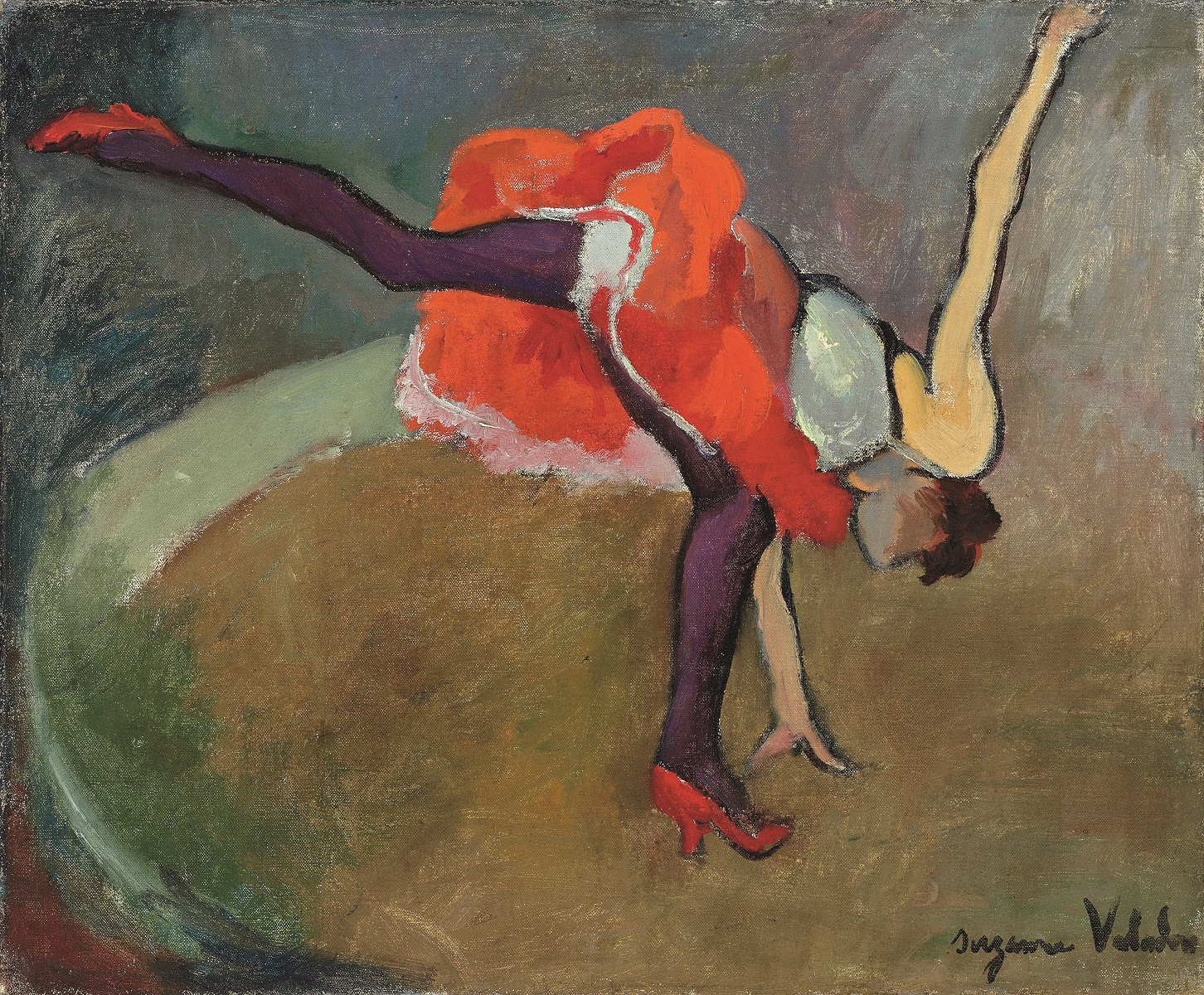 Photo © Stéphane Pons. Suzanne Valadon. L'acrobate ou la roue