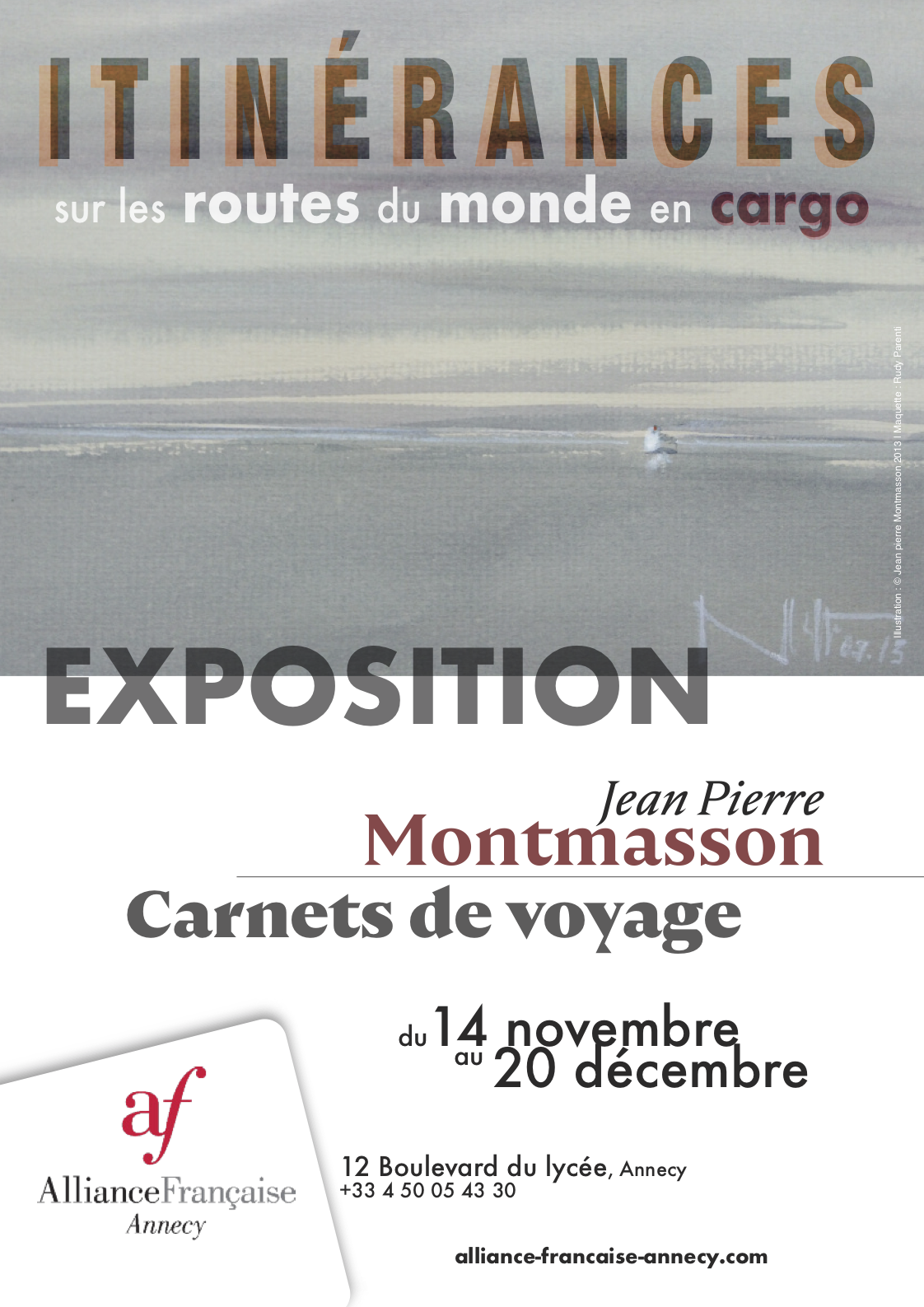 Jean-Pierre Montmasson en deux escales à l‘Alliance Française/Annecy Jean-Pierre Montmasson en deux escales à l‘Alliance Française/Annecy