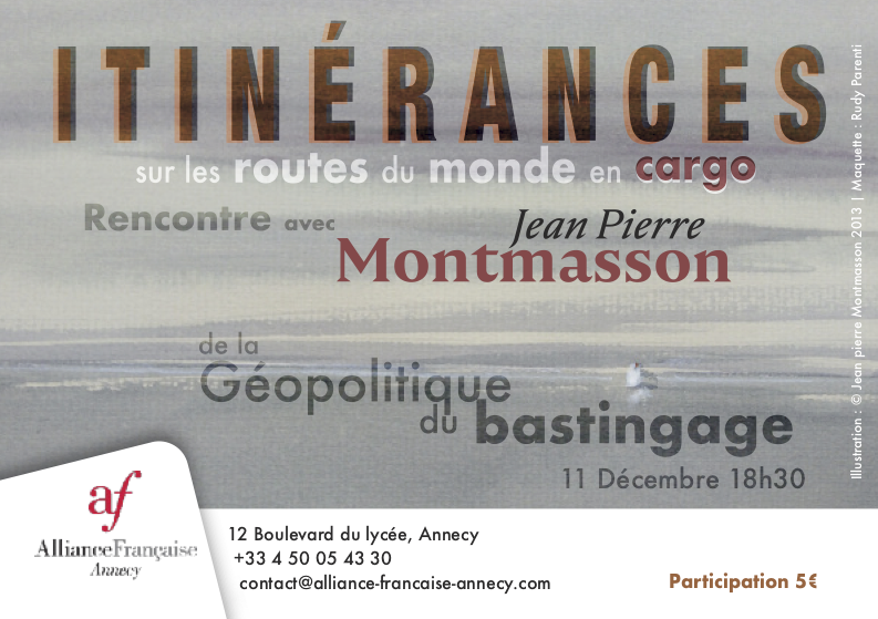 Jean-Pierre Montmasson en deux escales à l‘Alliance Française/Annecy