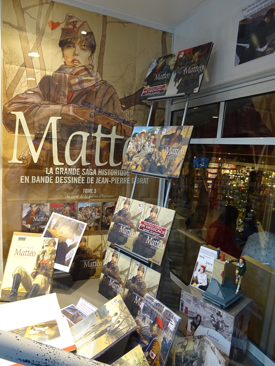 Exposition de la saga "Mattéo" de Jean-Pierre Gibrat