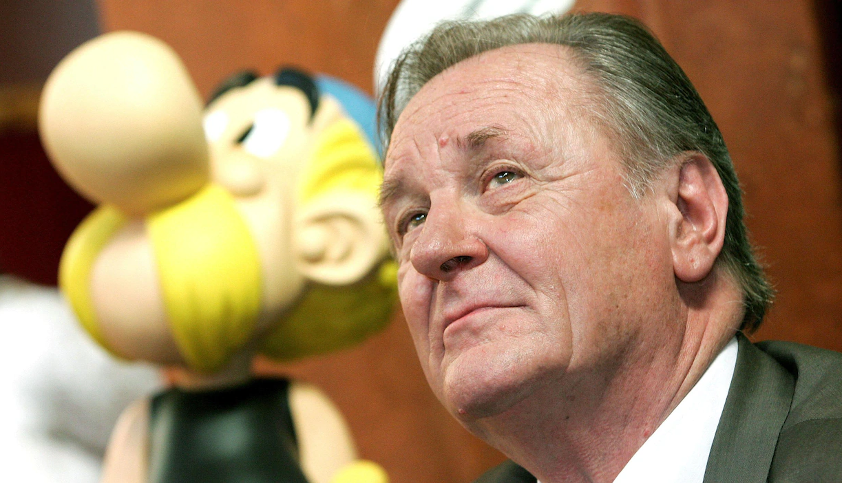 Astérix - Albert Uderzo, sept 2005 © Reuters / Yves Herman