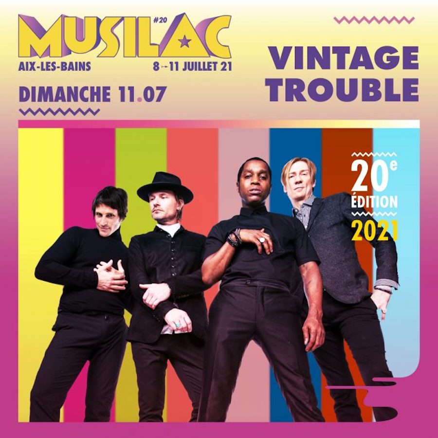 Le groupe Vintage Trouble sera présent au festival Musilac 2021 ©DR Le groupe Vintage Trouble sera présent au festival Musilac 2021 ©DR