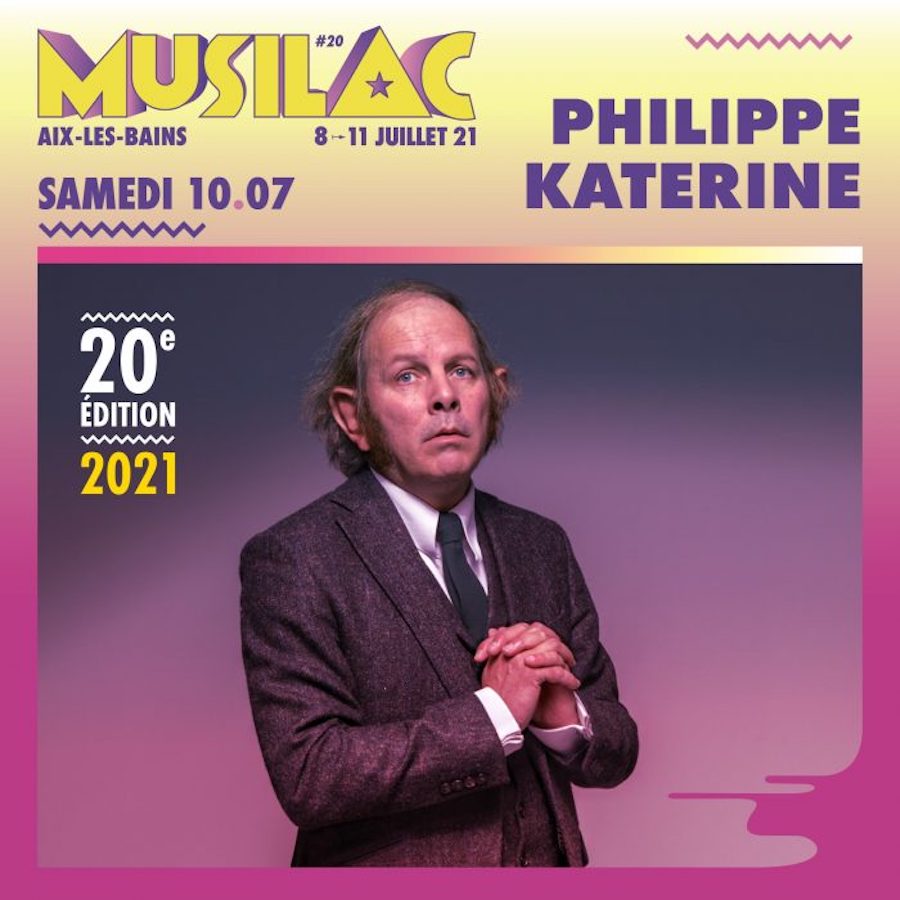 Philippe Katerine sera de la partie pour la 20° édition du festival Musilac