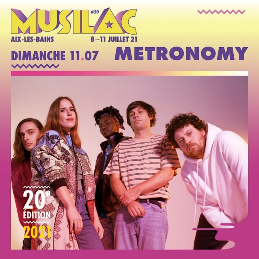 Le groupe Metronomy sera présent pour la 20° édition du festival Musilac en 2021 ©DR