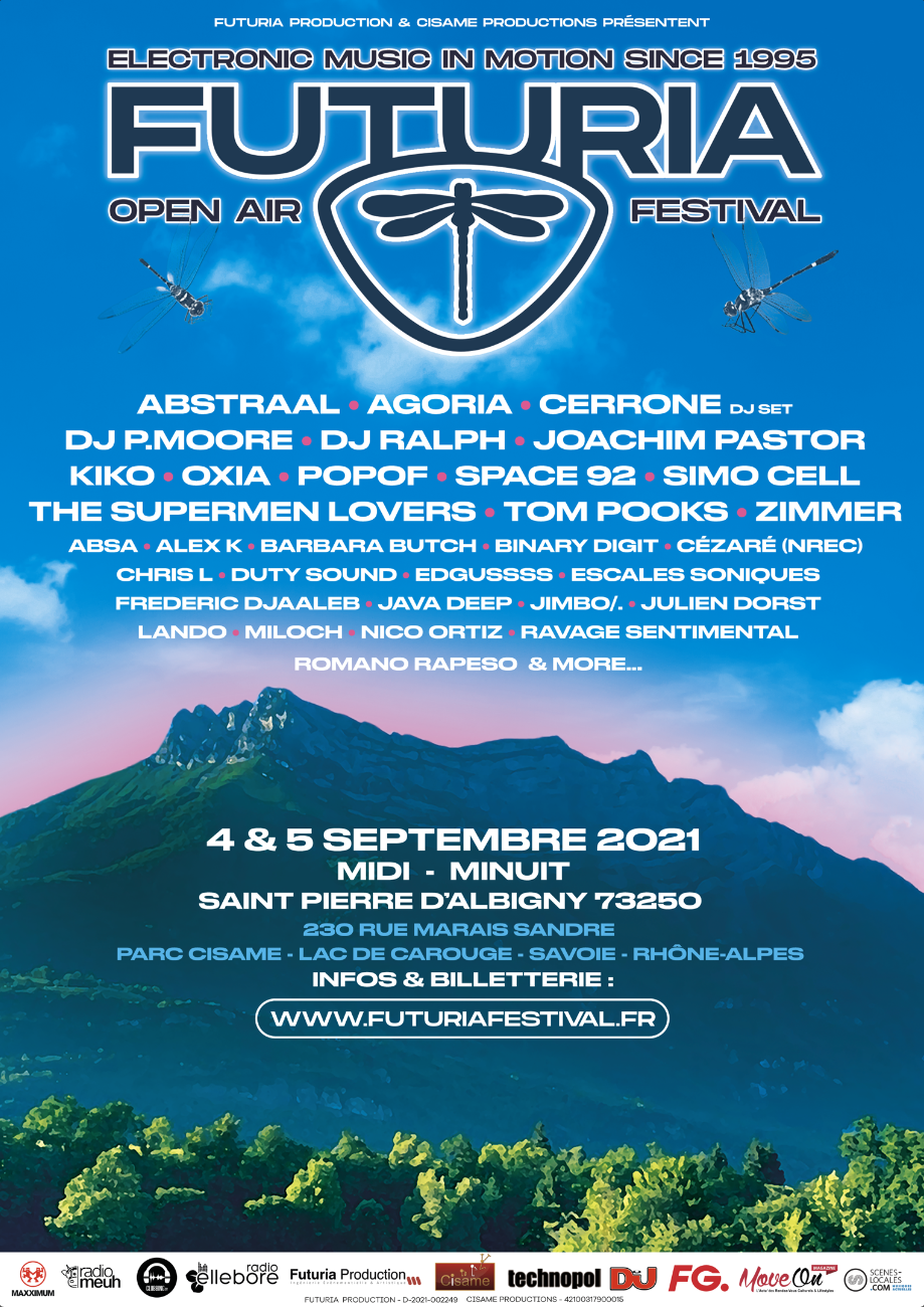 Affiche Futuria Festival 2021