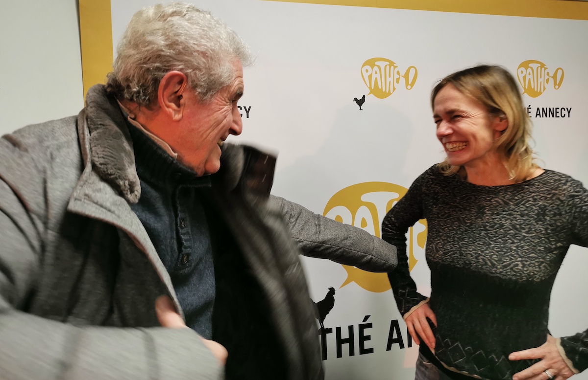 Rencontre avec Claude Lelouch et Sandrine Bonnaire pour le film “l’amour c’est mieux que la vie“ © Damien Tiberio