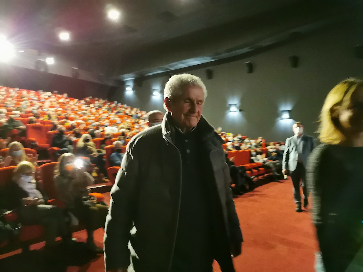 Rencontre avec Claude Lelouch et Sandrine Bonnaire pour le film “l’amour c’est mieux que la vie“ © Damien Tiberio