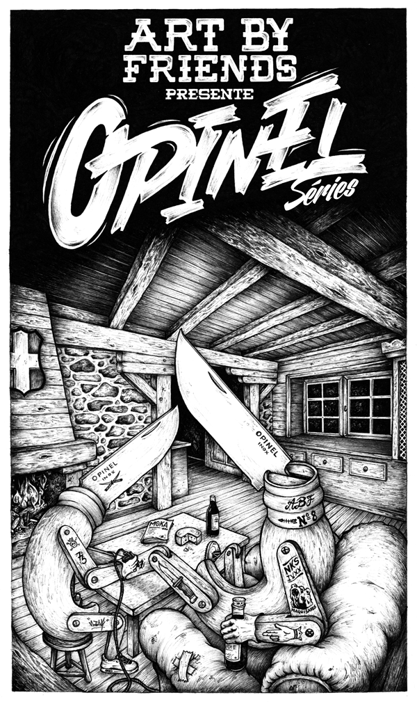 Art by Friends "Opinel Series" Art by Friends "Opinel Series"