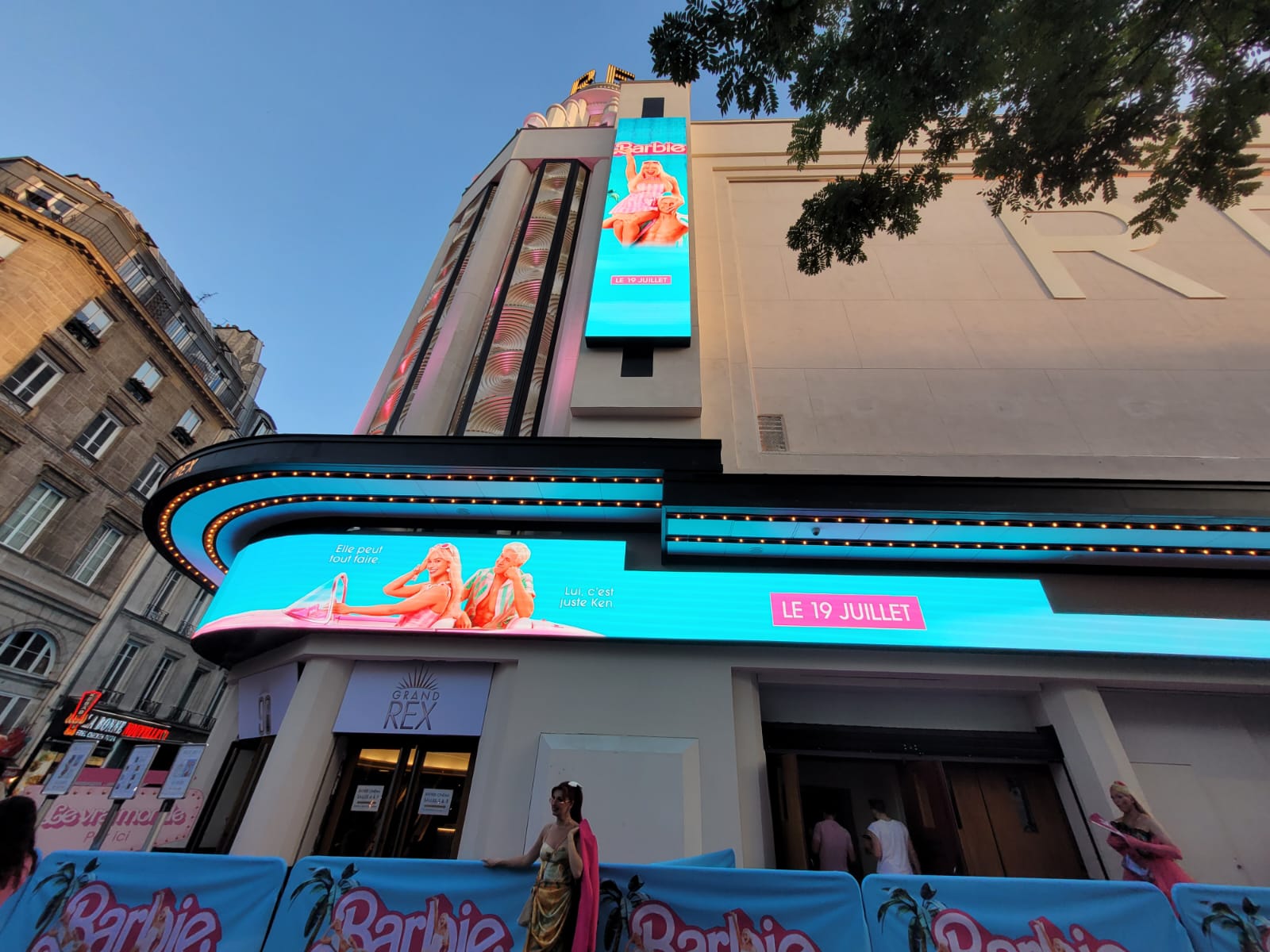 Sortie du film Barbie 2023 - Cinéma Le Grand Rex © Zack Seminet