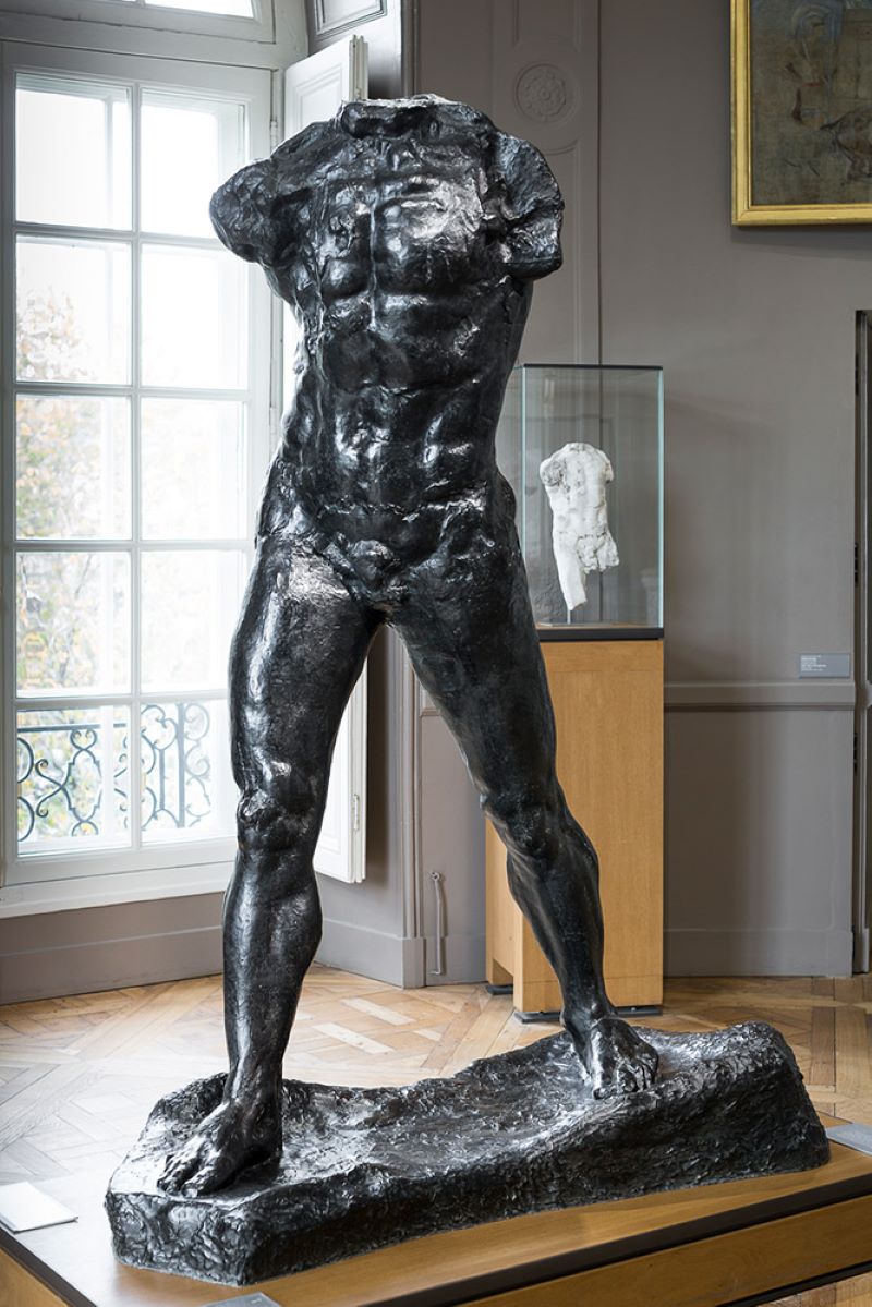 La sculpture L'Homme qui marche de Rodin © Musée Rodin