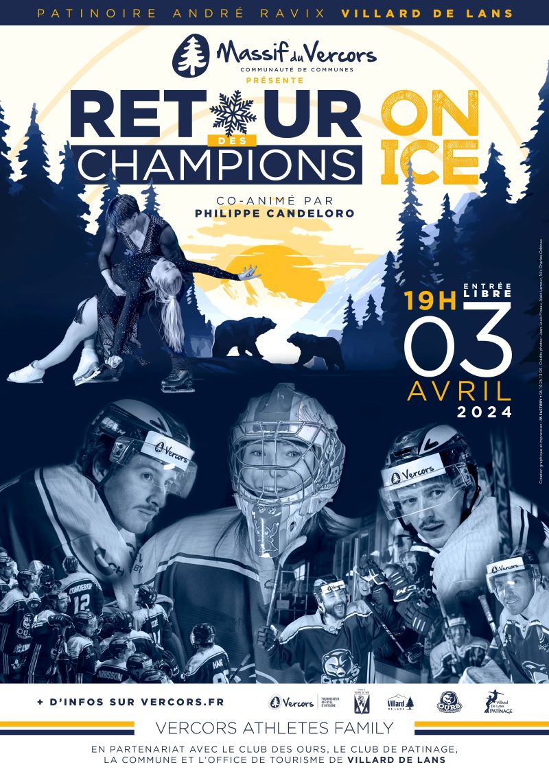 Affiche du retour des champions © massif du Vercors