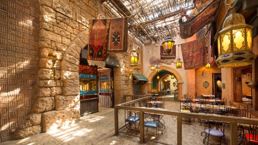 L'agrabah café propose un buffet à volonté  © Disneyland Paris