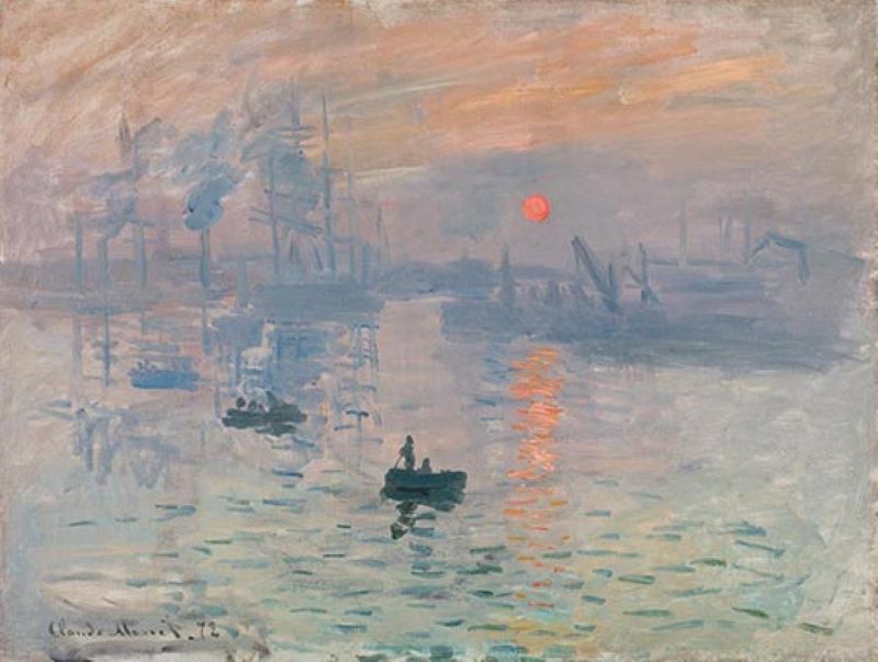 Impression, Soleil Levant (1872), peinture de Claude Monet © musée Marmottan Monet