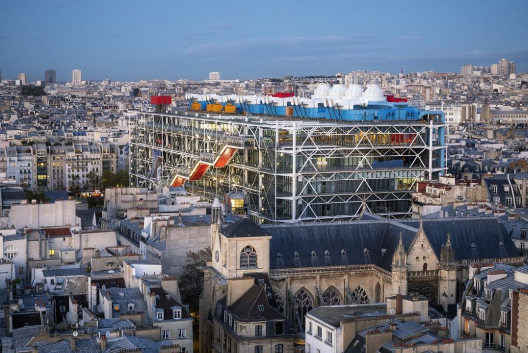 Le centre Pompidou est reconnaissable avec son bâtiment moderne © Julien Fromentin, centre Pompidou