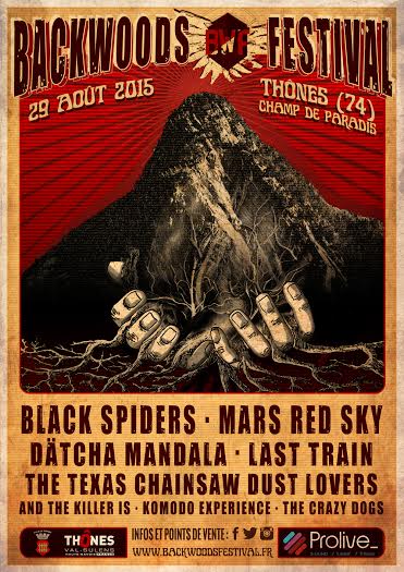 Backwoods Festival le samedi 29 août 2015