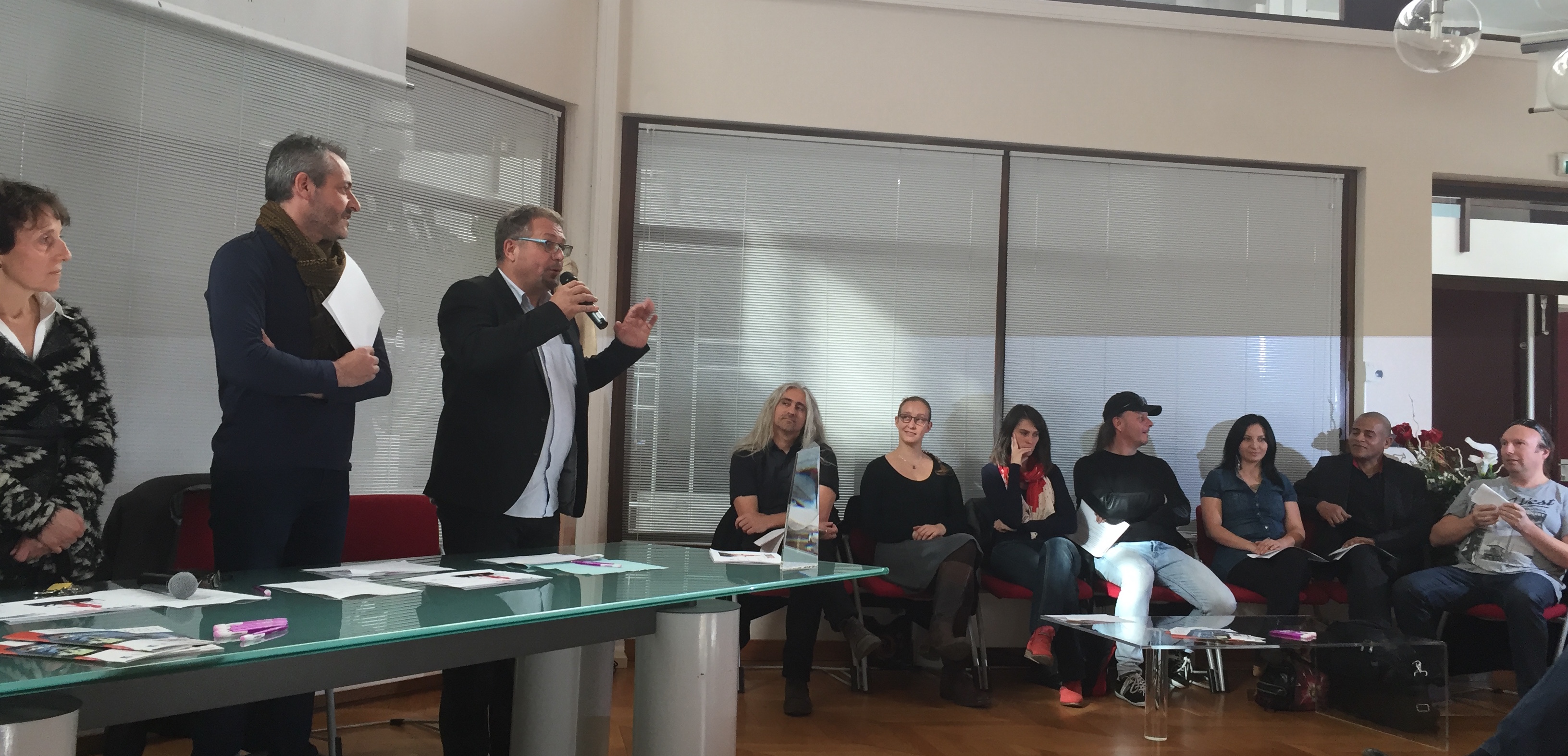 lancement officiel Seynod Voice 2016 - Pierre Tomasi au micro lancement officiel Seynod Voice 2016 - Pierre Tomasi au micro