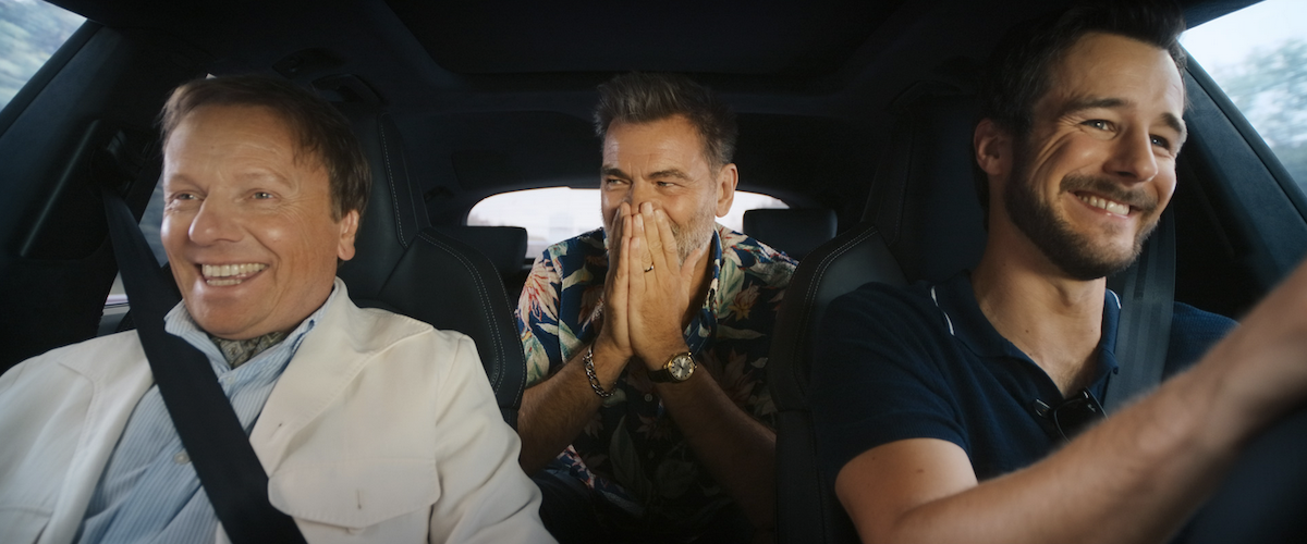 Film Vacances forcées - Clovis Cornillac, Laurent Stocker, Bertrand Usclat - © WY Productions