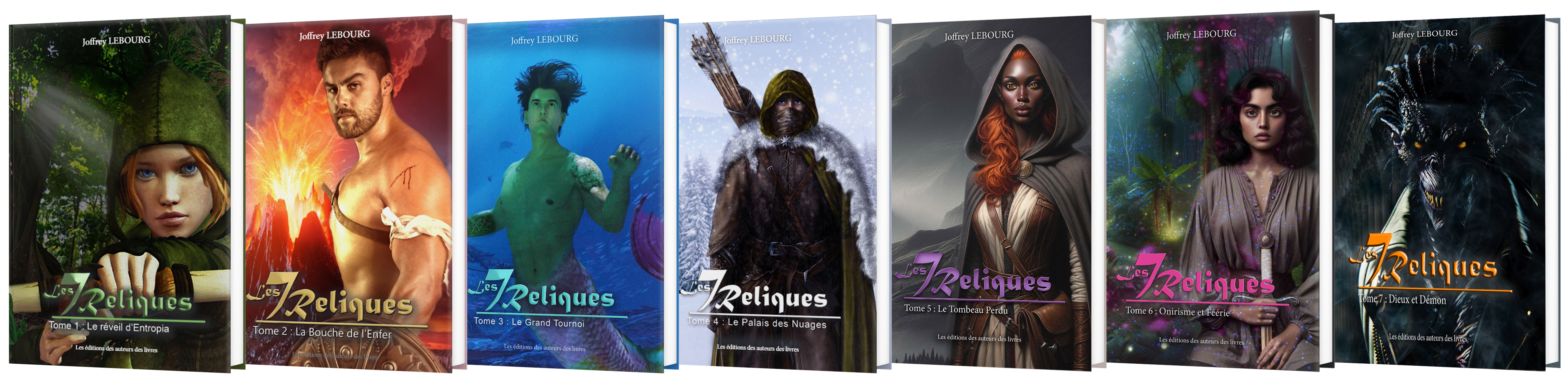 La saga Les Sept Reliques de Joffrey Lebourg