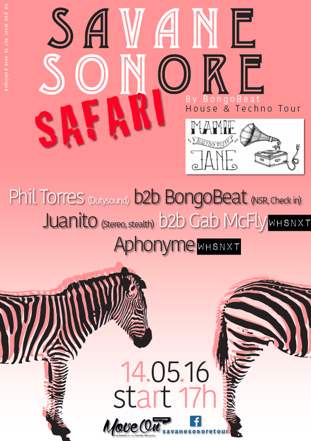 SAVANE SONORE, le Samedi 14 Mai 2016 chez Mamie Jane à Aix-les-Bains