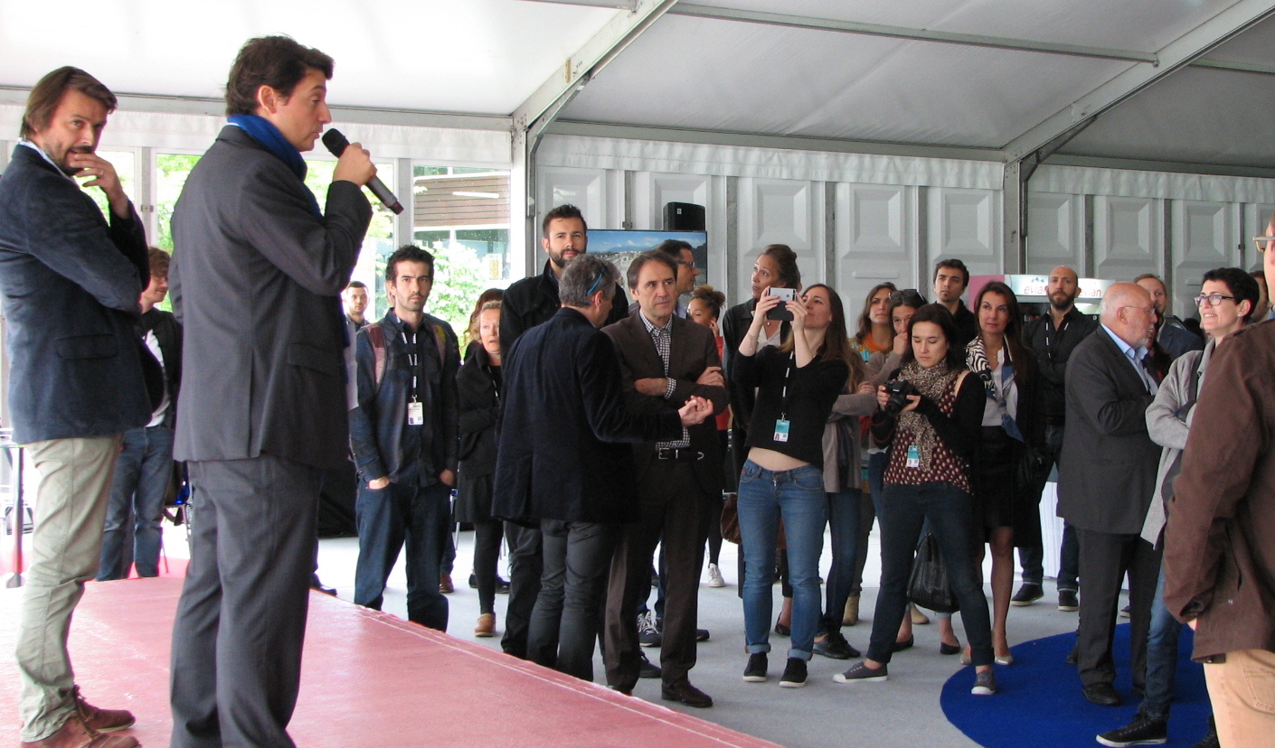 Mickaël Marin au micro ©Damien Tiberio Mickaël Marin au micro ©Damien Tiberio