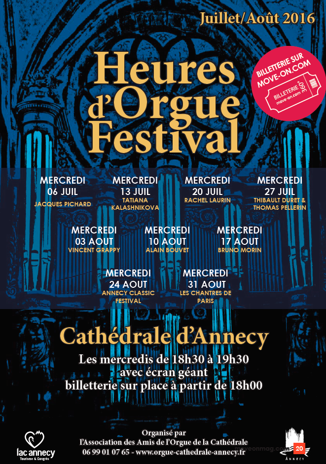 Festival des Heures d’Orgue de la Cathédrale avec Johann Vexo