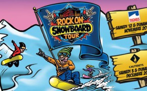 Le ROCK ON SNOWBOARD TOUR 2016 se plie en 4 cette année !