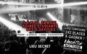 La plus grosse soirée étudiante des Savoie