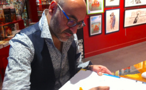 Rencontre avec Antonio Lapone, dessinateur de la BD « La fleur dans l’atelier de Mondrian »