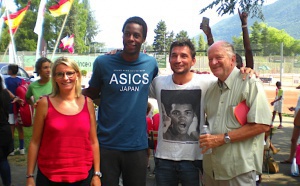 Gaël Monfils de passage aux Petits Princes d’Annecy