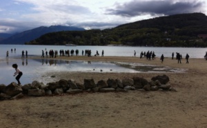 Annecy à marée basse