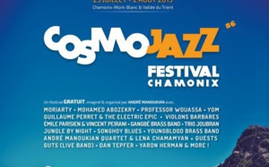 Cosmo Jazz à Chamonix (et surtout autour) du 25 juillet au 2 août