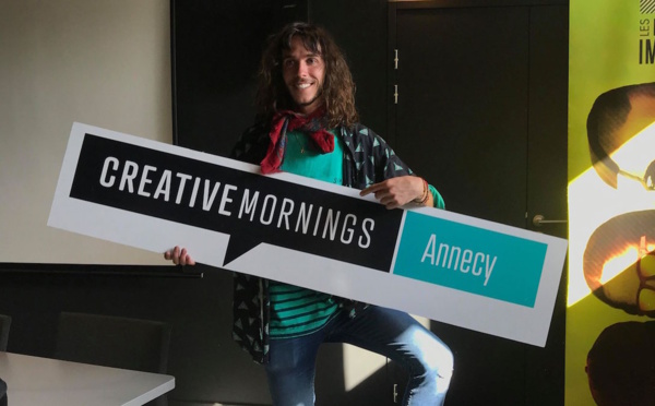 Rencontre avec Téo Jaffre au CreativeMorning d'Annecy !