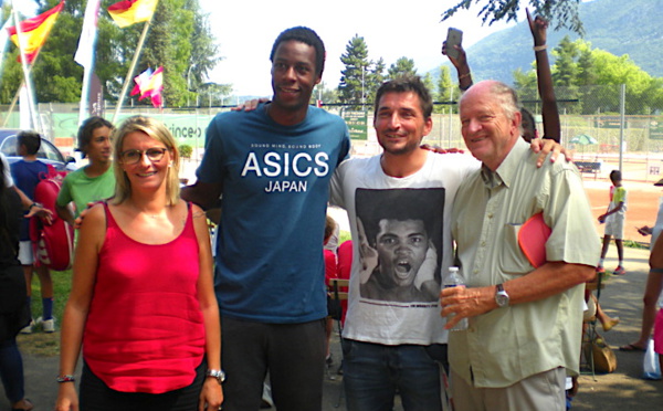 Gaël Monfils de passage aux Petits Princes d’Annecy