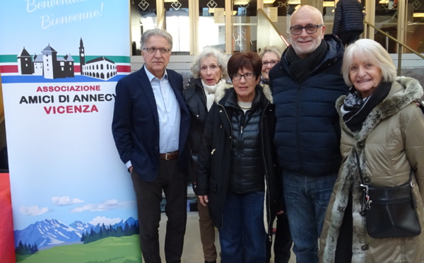 Les liens d’amitié entre Vicenza et Annecy continuent de se tisser
